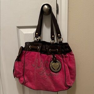 Vintage Juicy Couture Pink and Brown DayDreamer